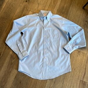 BROOKS BROTHERS Madison fit 100% supima cotton button down shirt, size 15 1/2 35